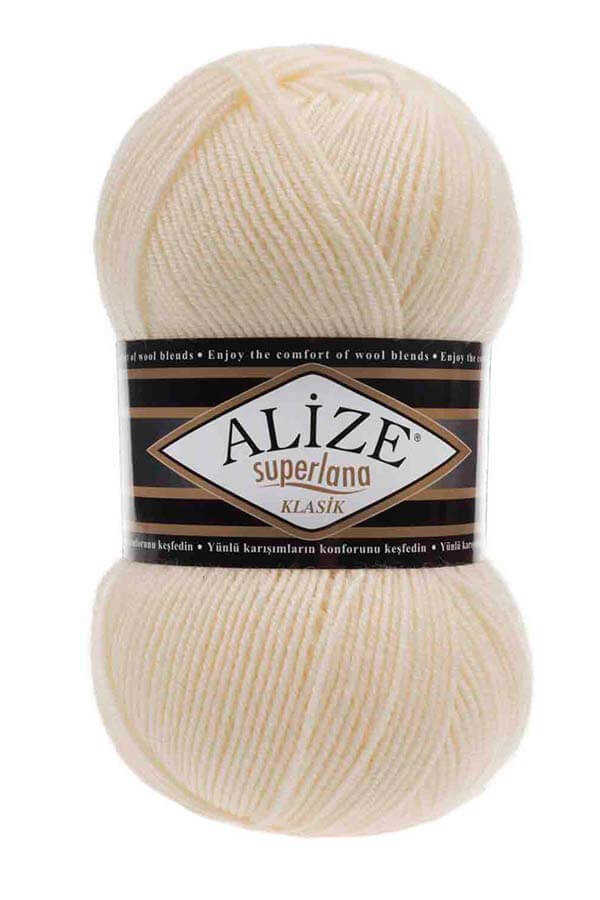 Alize Superlana Klasik 01 - Cream