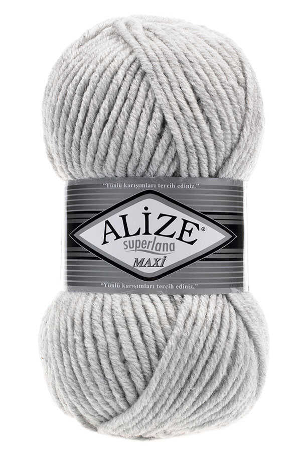 Alize Superlana Maxi 208 Acik - Gray Melange