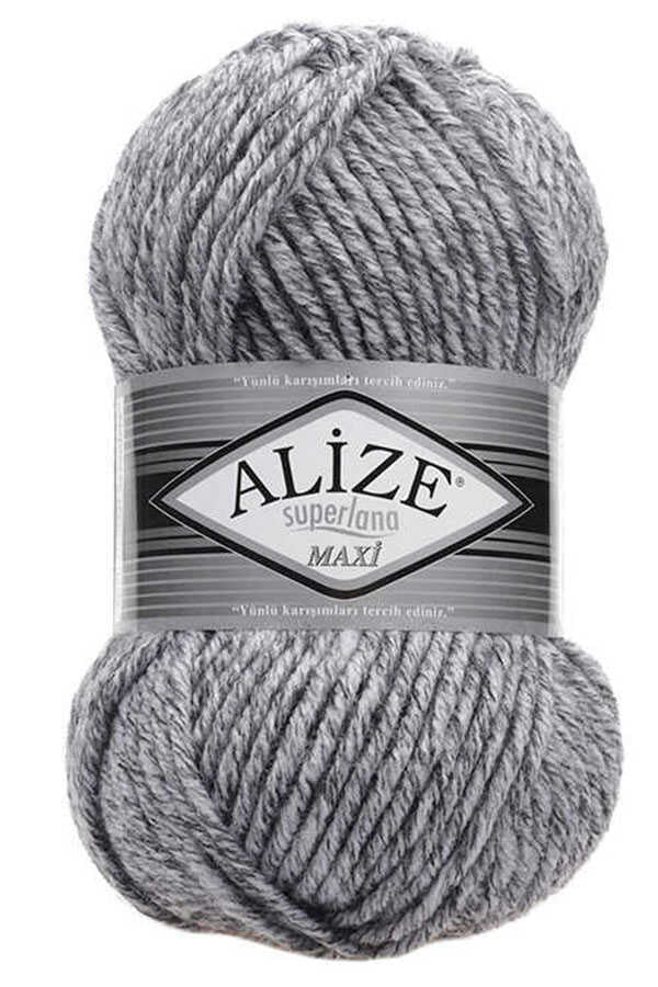 Alize Superlana Maxi 801 - Jaspe Gray