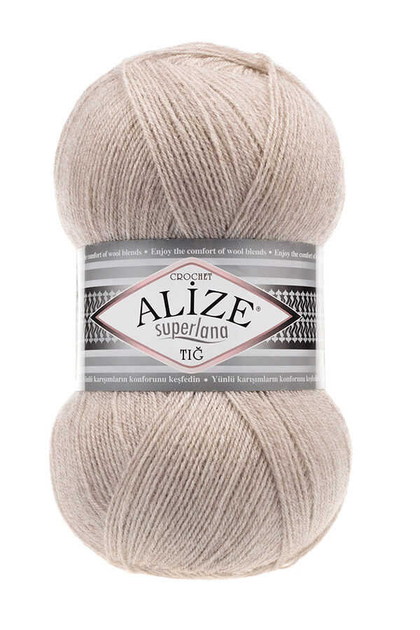 Alize Superlana Tig 152 - Beige Melange