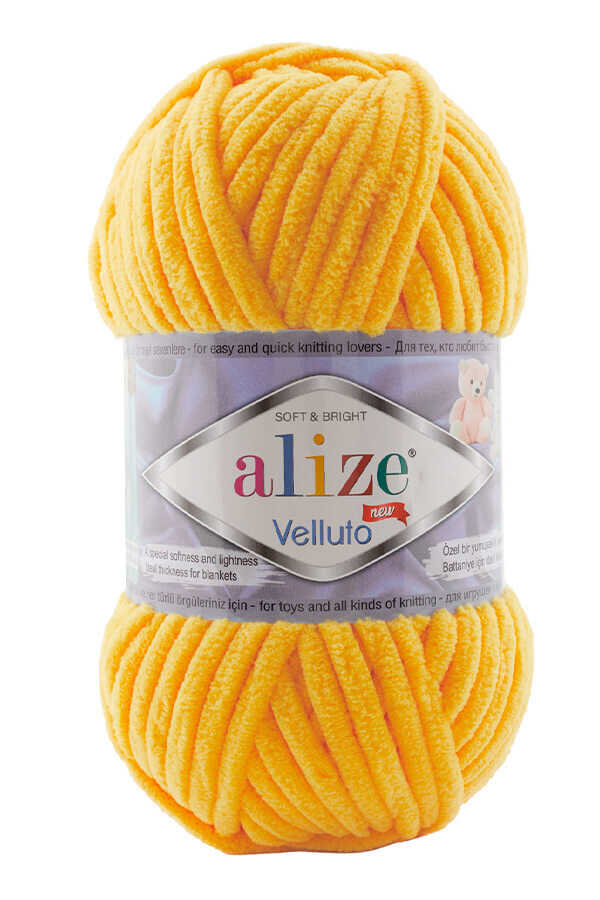 Alize Velluto 216 - Dark Yellow