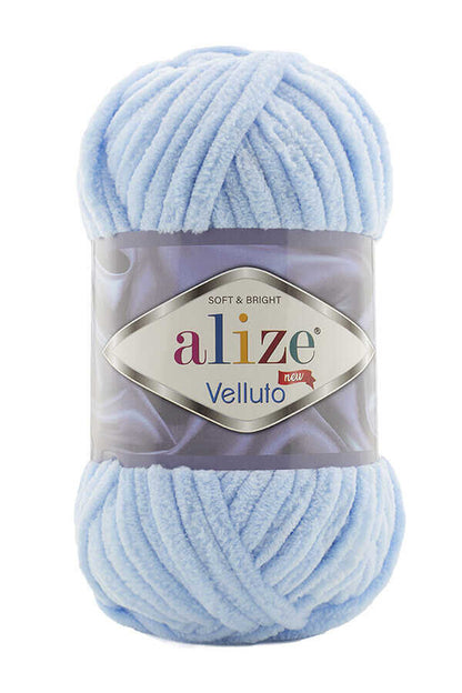 Alize Velluto 218 - Baby Blue