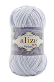 Alize Velluto 416 - Grey