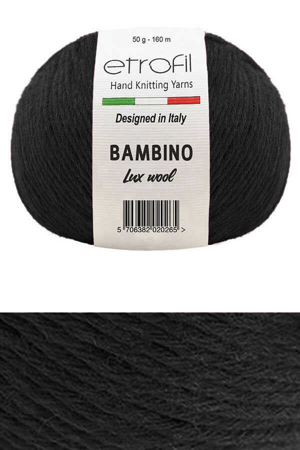 Etrofil Bambino Lux Wool - 70093 Black