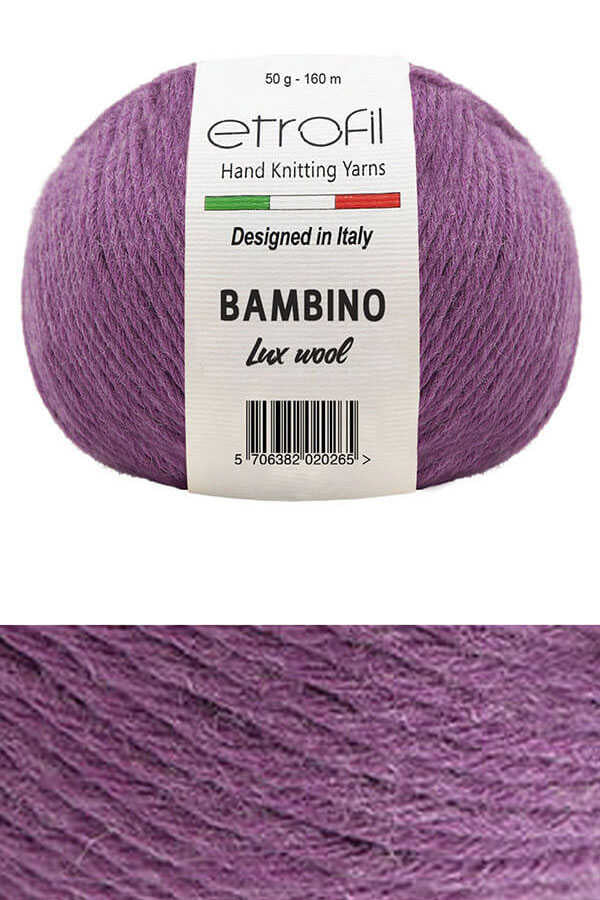 Etrofil Bambino Lux Wool - 70606 Dark Rose