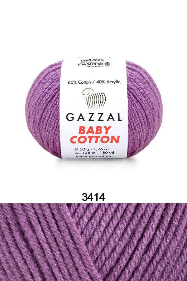 Gazzal Baby Cotton 3414 - Mauve