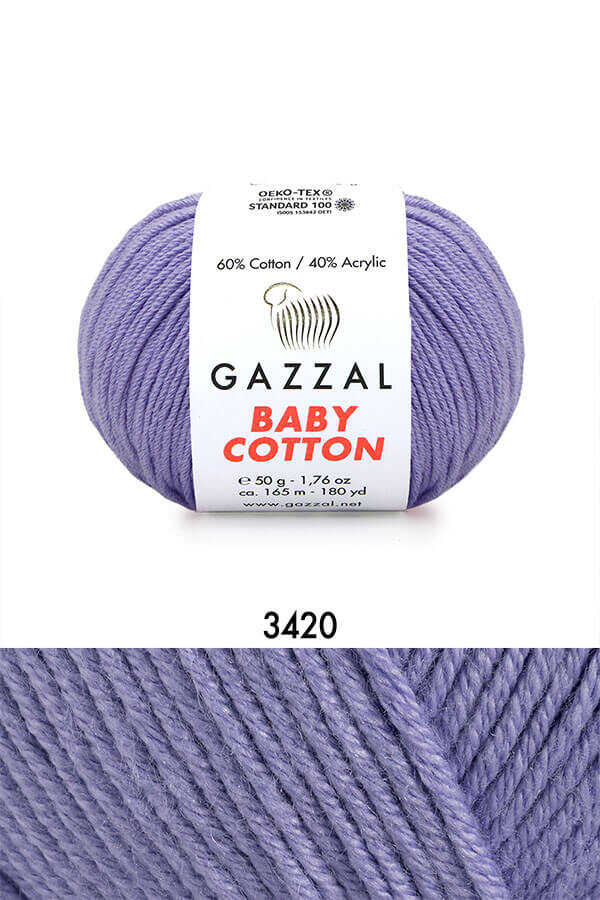 Gazzal Baby Cotton 3420 - Lilac