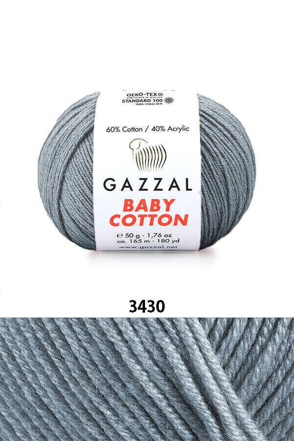 Gazzal Baby Cotton 3430 - Grey