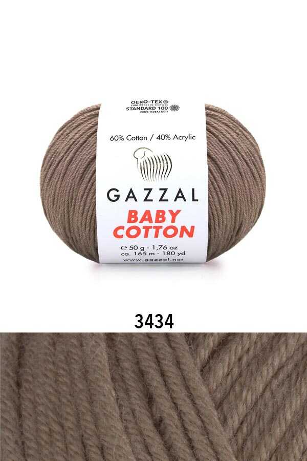 Gazzal Baby Cotton 3434 - Light Brown