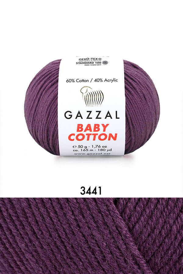 Gazzal Baby Cotton 3441 - Plum