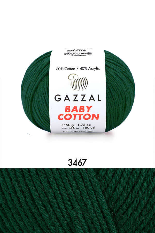 Gazzal Baby Cotton 3467 - Emerald