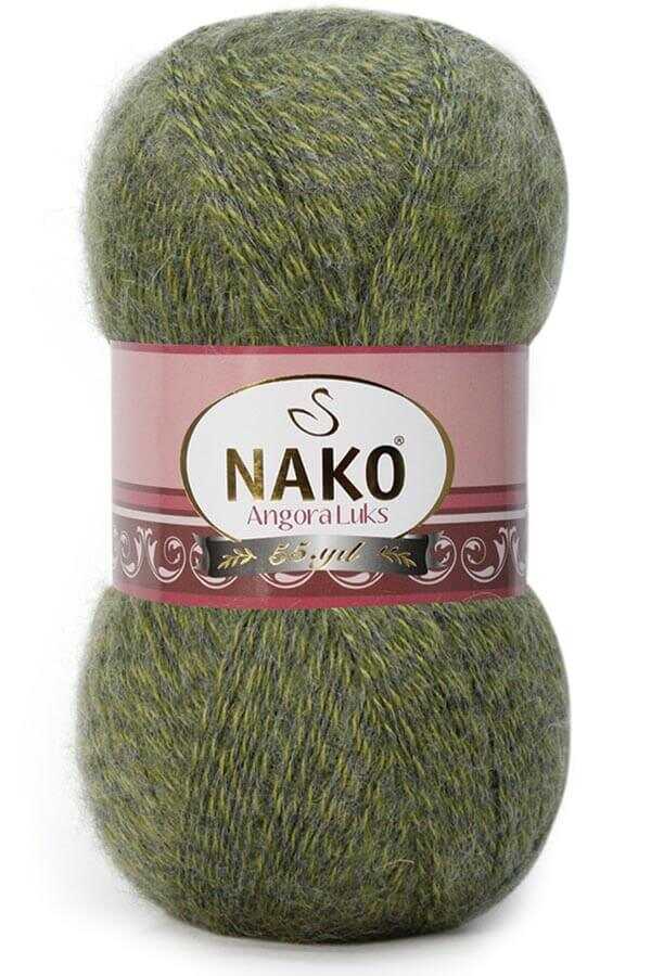 Nako Angora Luks 21358 - Green Muline