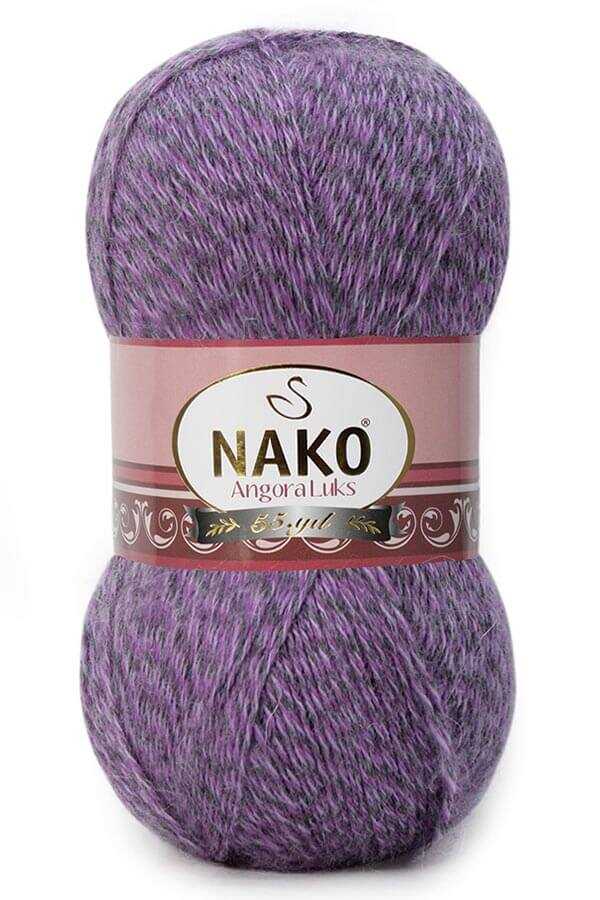 Nako Angora Luks 21360 - Lila Muline