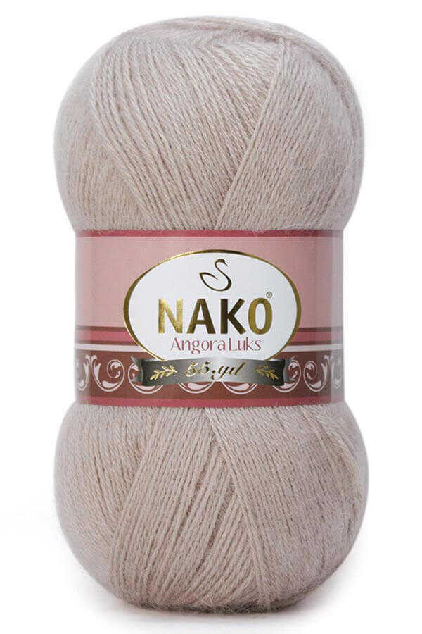 Nako Angora Luks 3079 - Pink Gray