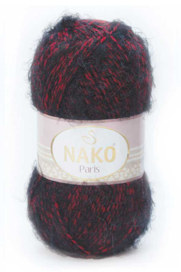 Nako Paris 21306 - Red Black Muline