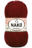 Nako Pirlanta 1175 - Dark Red