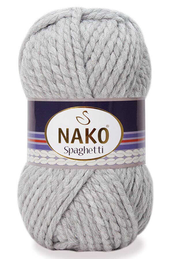 Nako Spaghetti 195 Acik - Gray Melange