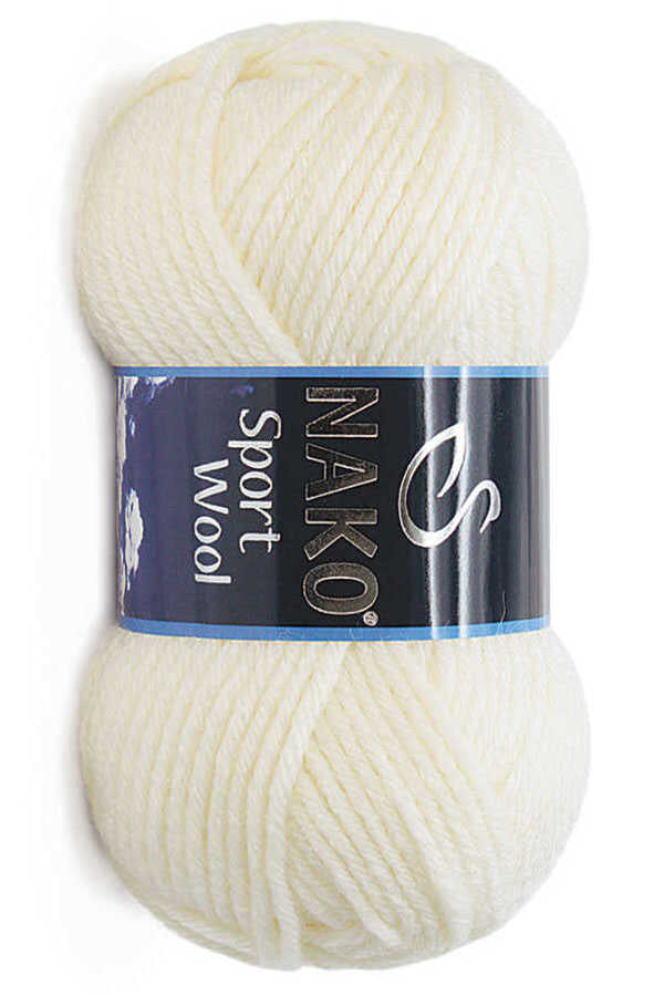 Nako Sport Wool 300 : - Ecru