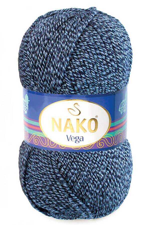 Nako Vega 21296 - Navy Blue Muline