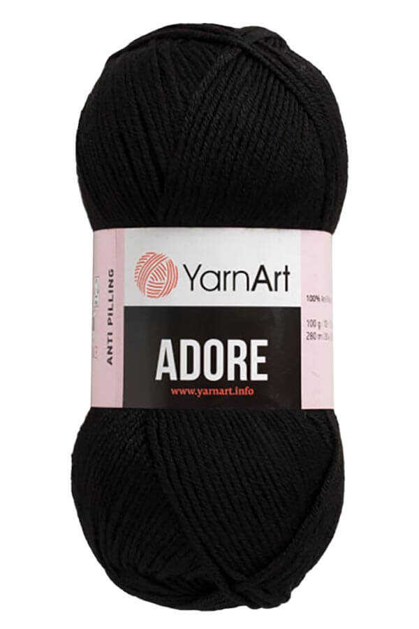 Yarnart Adore -  354 Black