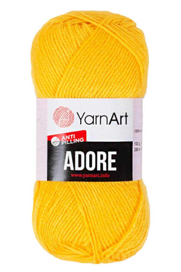 Yarnart Adore -  355 Dark Yellow