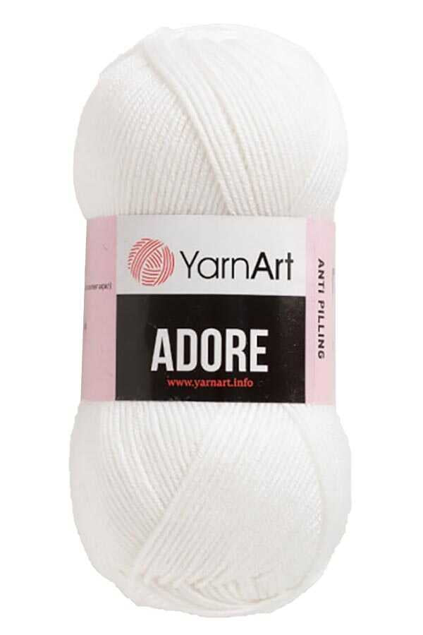 Yarnart Adore -  357 Pearl White